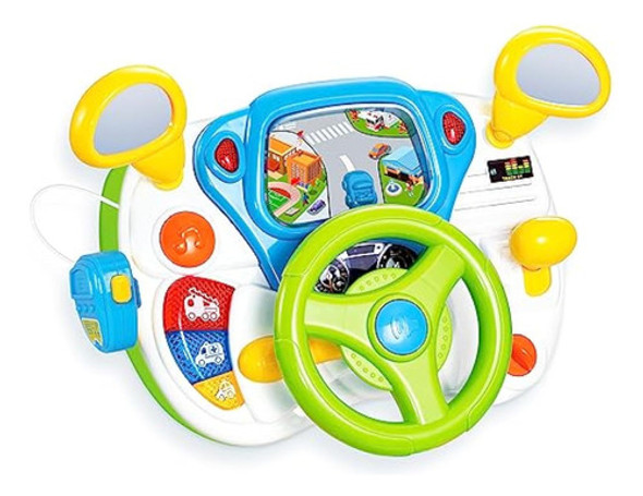 Amosting Juguetes De Volante Para Niños Pequeños, 0