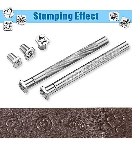 Herramientas P/estampar Cuero Kit X 70u. 68 Motivos 1