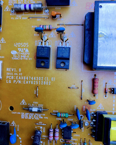 Placa Fuente Tv LG 55lm7600  Cod Eax64744302(1.0) 1
