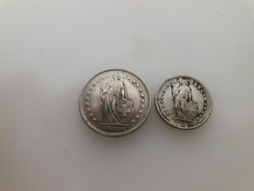 Monedas Franco Suizo X2 0