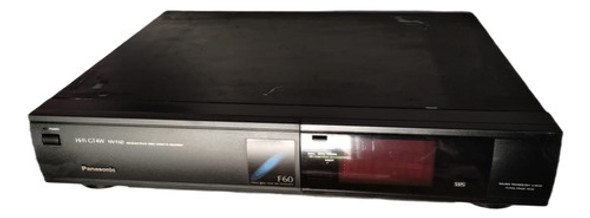 Vídeo Cassete Panasonic F-60  Com Defeito Pra Manutenção #av 1
