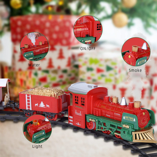 Juego De Tren De Navidad Para Debajo O Alrededor Del Árbol. 1