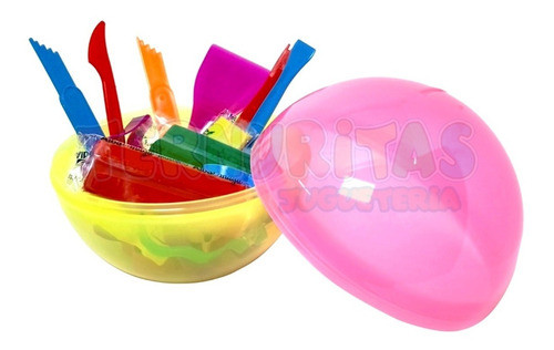 Esfera Alcancia Xl Con Sorpresa Juguete Kit Masa Niños Ap 0