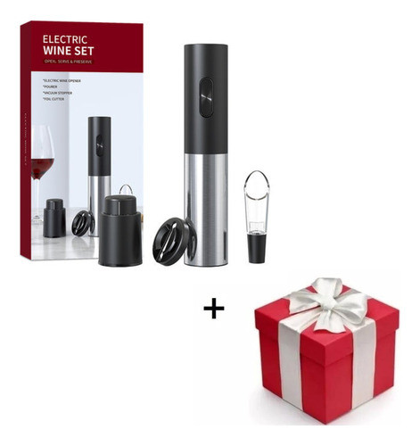 Sacacorchos Automático Eléctrico Tapón Decantador + Regalo 0