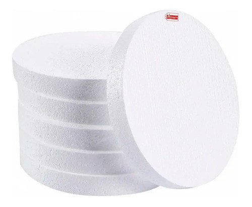 Bandeja Base Disco Telgopor 20x2 Cm- Ciudad Cotillón 0