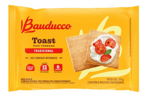 Kit C/5 Torrada Bauducco Cereale Toast Tradicional 128g 1