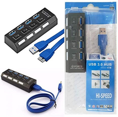 Hub Usb 3.0 4 Portas 0