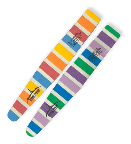 Lima Sponge Zebra Paris Night 120/180 Uñas Esculpidas X3 0