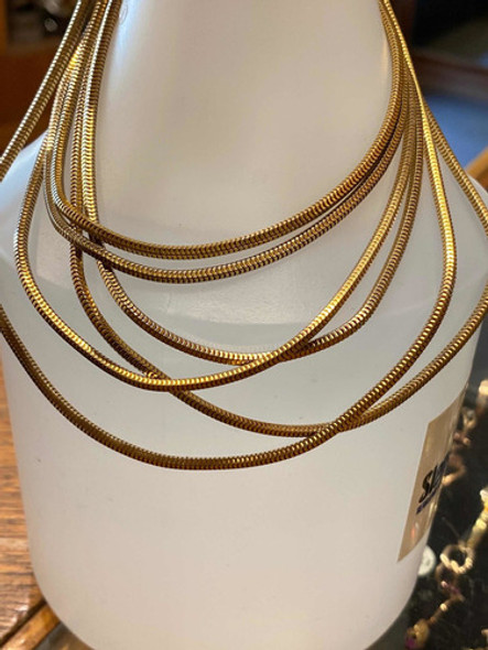 Luli Gargantilla Baño Oro Antigua 6 Vueltas Divina 1