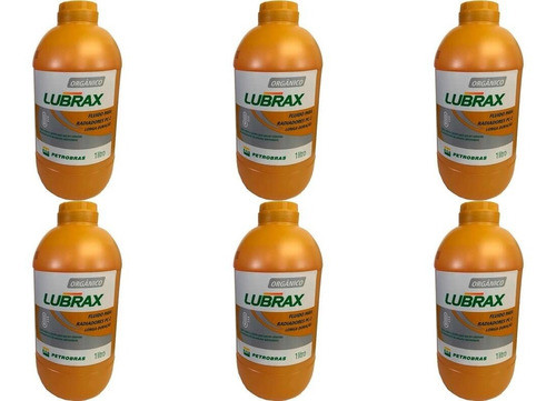 Kit C/6 Lubrax Aditivo Radiador Org Pronto Uso Pc-2 1l 0
