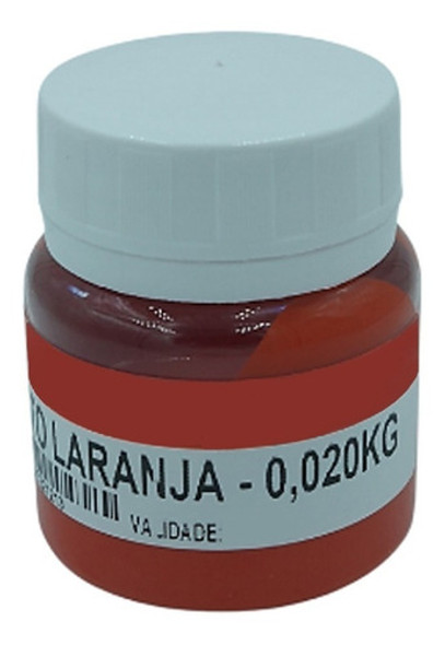 Pigmento Laranja Para Resinas Poliester Epoxi 20 G 0
