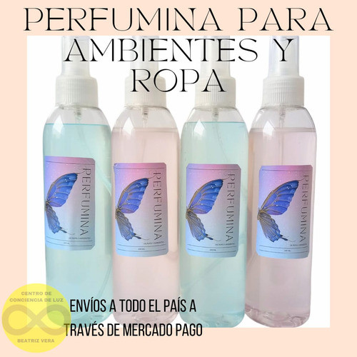 Perfume Perfumina Spray Aromatizante De Telas Y Ambientes X7 1