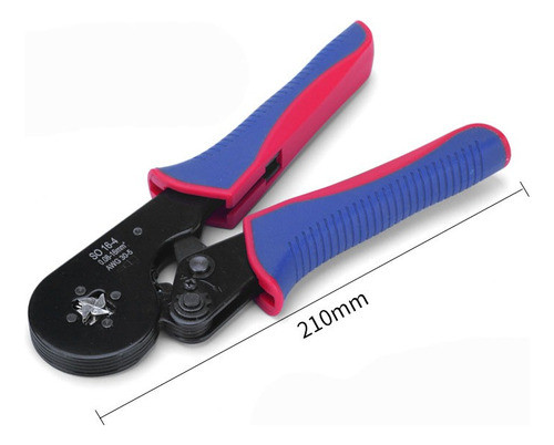 Alicate Sextavado Prensa Terminal Tubulares Ilhós 0,08 ~16mm 1