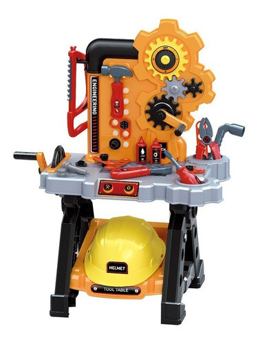 Juego Herramientas Niño - Mesa Trabajo Ingeniero - 44 Piezas 0