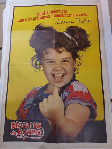Afiche De Cine Original 1509- Diablito De Barrio- 0