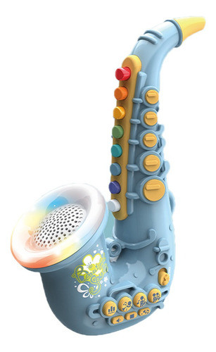 Brinquedos Educativos Instrumentos Musicais Saxofone Verde 1