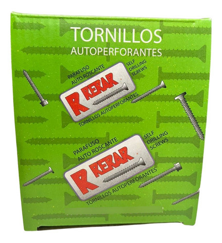 Tornillos Autoperforantes Chapa Y Perfil 14 X 2 1/2 Cajax500 1