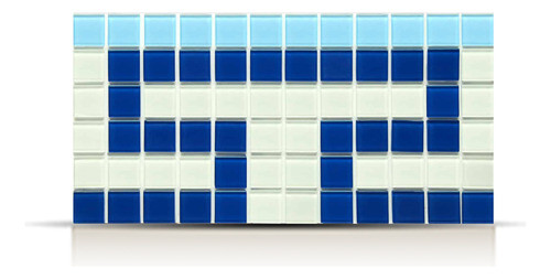 Guarda 14x28.5 Greca Celeste Vidrio Acuarela 0