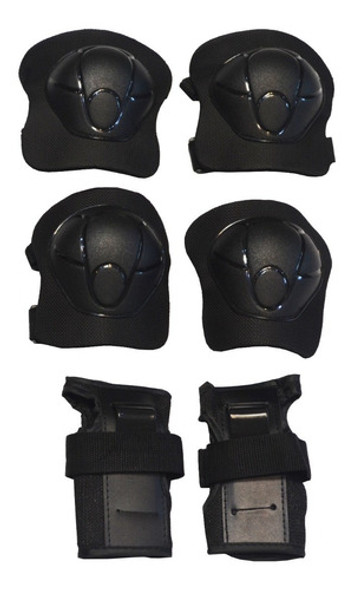 Set Protecciones Gold Rollers Codera+rodill+muñeq Talle M 0