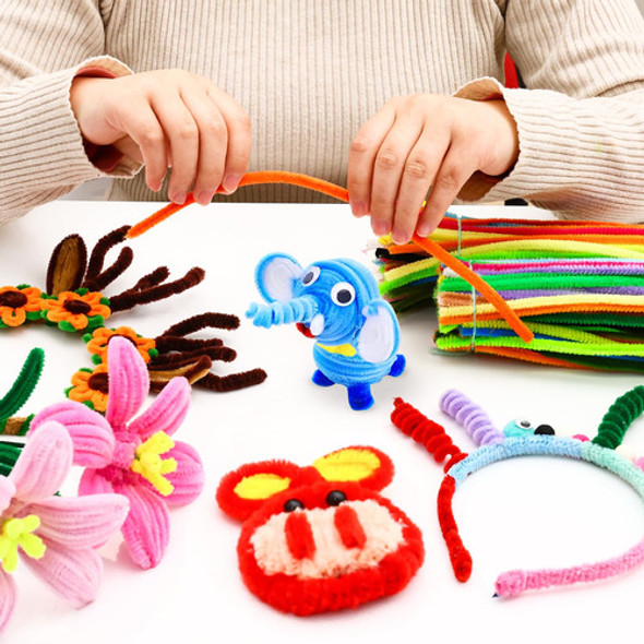 Limpiapipas De Chenile De 30cm Pack 400u Surtifo 20colores 1