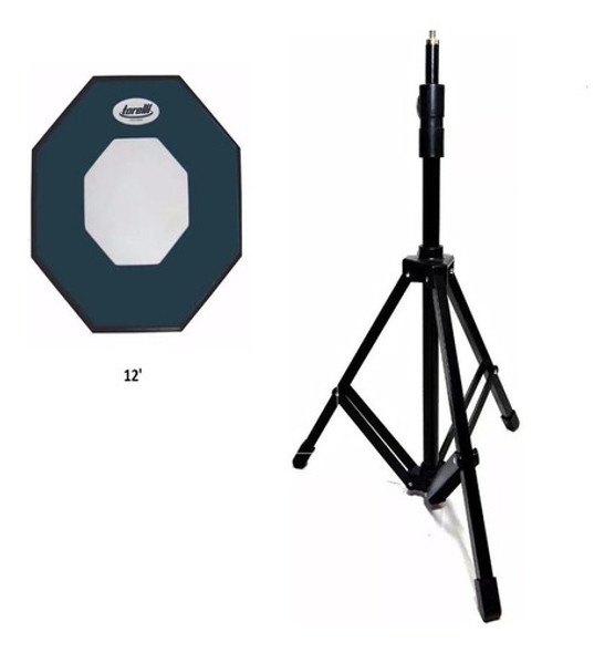 Pad De 12'' Com Borracha De Alta Densidade E Pedestal Reto 1 Pad De 12'' Com Borracha De Alta Densidade E Pedestal Reto 1