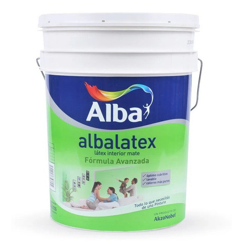 Pintura Latex Interior Albalatex Alba Blanco Mate X 20 Lts 0