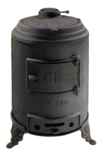 Salamandra Mixta Fundición Gris Chapa De Acero Redonda 0