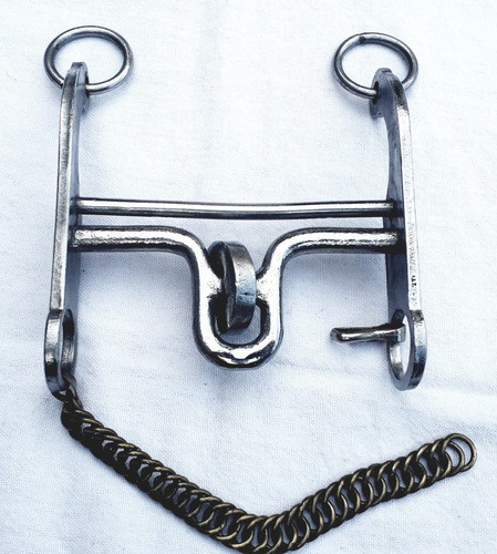Freno Para Caballo Con Barbada De Bronce Antiguo 1