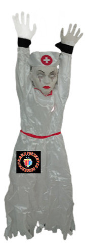 Decoração De Festa Enfermeira Halloween  Com Som E Luz 1