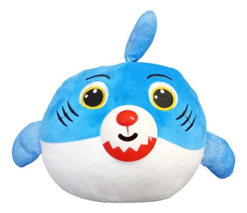 Peluches Mascotas Lenguas Pets Grandes Tiburón Celeste 0