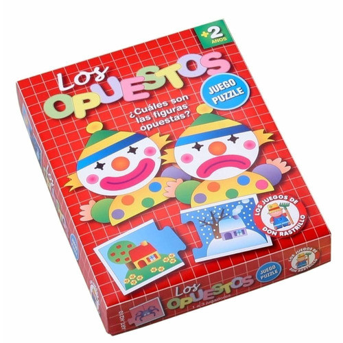 Juego De Mesa Los Opuestos Ruibal Aprendizaje 2 Años  Puzzle 0