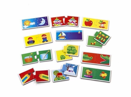 Juego De Mesa Los Opuestos Ruibal Aprendizaje 2 Años  Puzzle 1