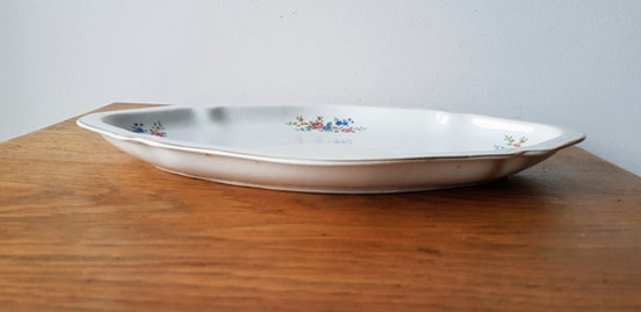 Bandeja O Fuente En Porcelana Mauá 32 Cm X 21 Cm 1937 A 1967 1
