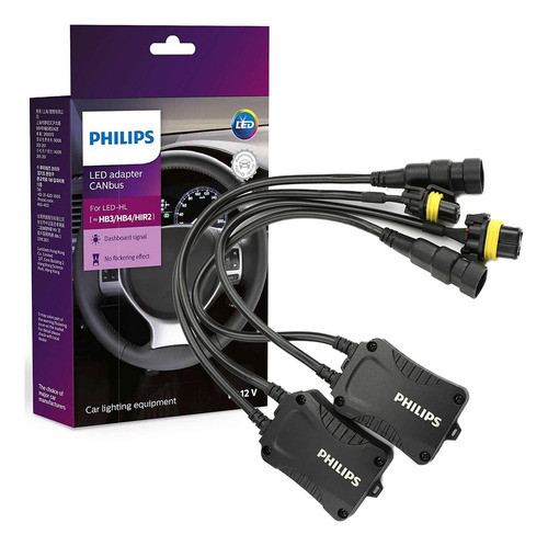 Canceller Farol Philips Led Hb3 Hb4 Hir2 Elimina Erro Painel 0