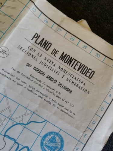 Plano De Montevideo Antiguo 0