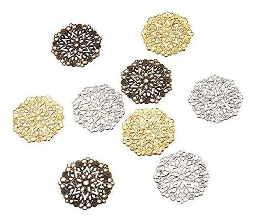 Pandahall, 60 Unidades, 35,5 X 0,7 Mm, Con Filigrana, Forma 1