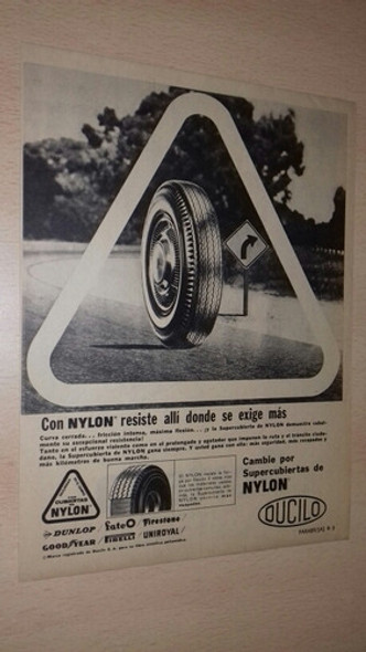 P365 Clipping Publicidad Neumatico Ducilo Año 1967 0