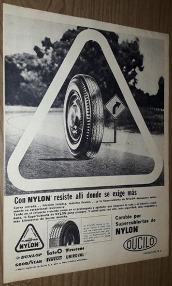 P365 Clipping Publicidad Neumatico Ducilo Año 1967 0