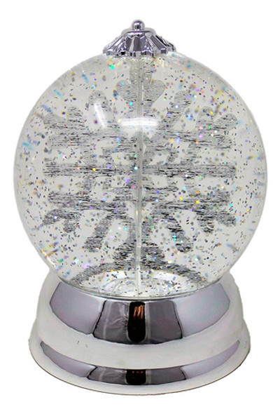 Globo Navideño Con Luces, 16,51 Cm Alto X 11,43 Cm Ancho 1