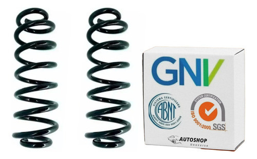 2 Molas Reforçadas Gnv - Fiat Idea Adventure Traseiras 0