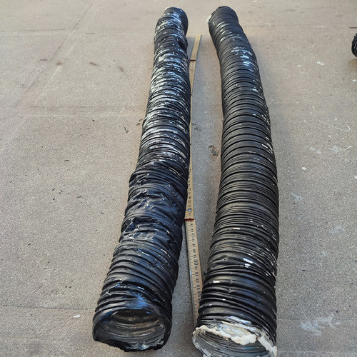 Caños Flexibles De Aluminio 3 Pulgadas  (2 Caños) 1