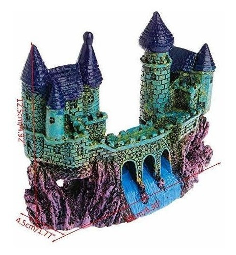 Adornos Para Acuarios Castillos Pivby Resina Miticos Castil 1