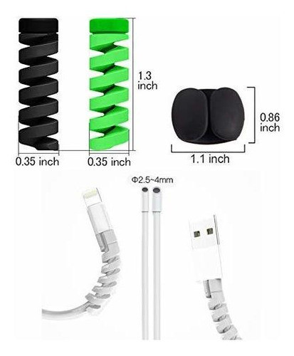 36 Protectores Para Cable De Carga Usb/cable De Auriculares. 1
