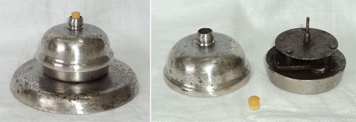 Antiguo Y Raro Timbre Campana De Hotel A Cuerda Funciona 0