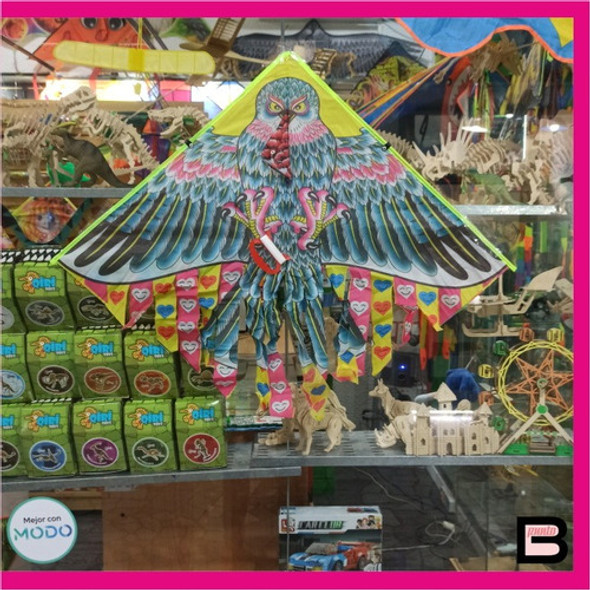 Combo Buho Barrilete Cometa Flecos + Boomerang Star Indoor 1