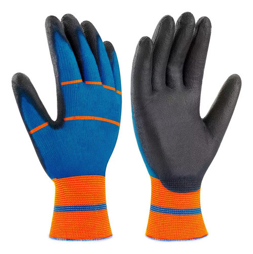 Guante Anticorte Trabajo Nitrilo Grasas Aceites X 10 Pares 0