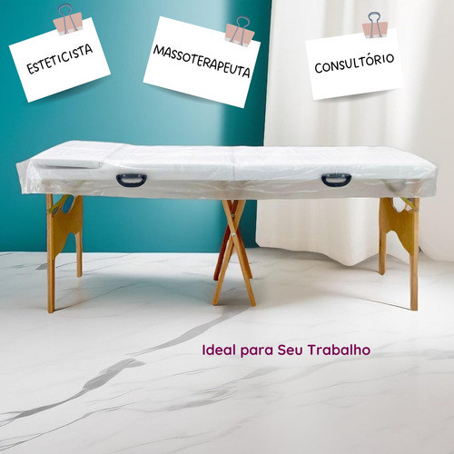 Capa Protetora Para Maca De Estética Impermeável 1,90 X 70 1