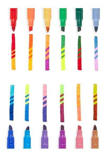 Set 12 Marcadores Que Cambian De Color - Mosca 1