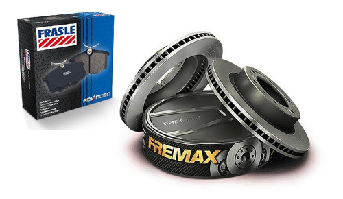 Kit Discos Fremax + Pastillas Frasle Renault Clio / Clio Ii 0