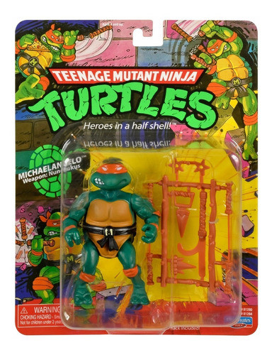 Michelangelo Tortugas Ninja Turtles Classic Playmates 1